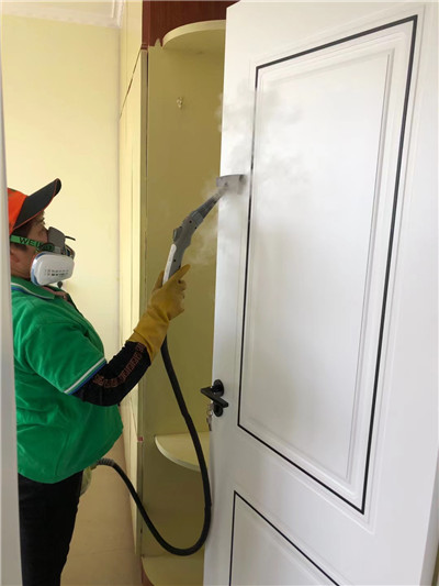 泰山家园室内甲醛治理现场